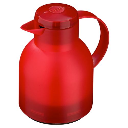 Garrafa Térmica de 1 Litro Quick Press Samba Emsa Vermelha