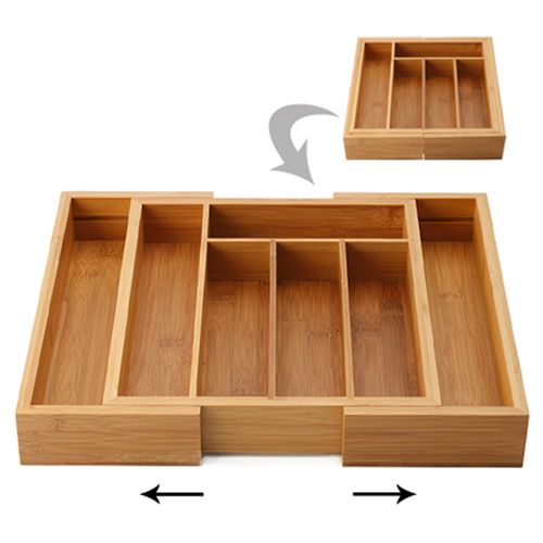 Porta Talheres Extensível em Bambu Maxwell & Williams