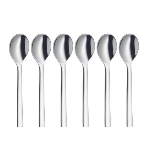 Conjunto de Colheres 6 Peças para Café Nuova em Aço Inox WMF