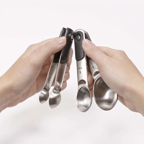 Conjunto de 4 Colheres Medidoras em Aço Inox OXO