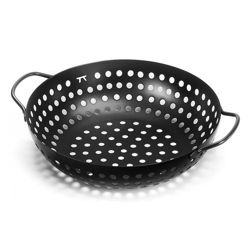 Assadeira Grill Modelo Wok em Aço 28cm Prana