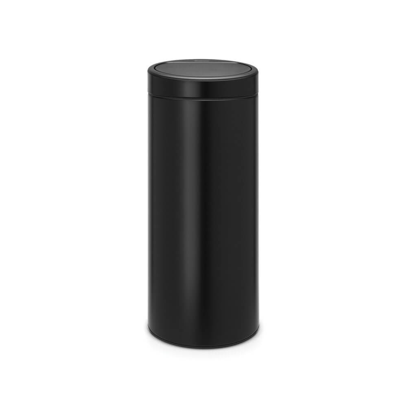 Lixeira-em-aco-inox-touch-bin-30-litros-preta-Brabantia