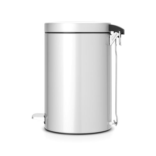 Lixeira em Inox com Pedal 12 Litros Classic Brabantia Cinza