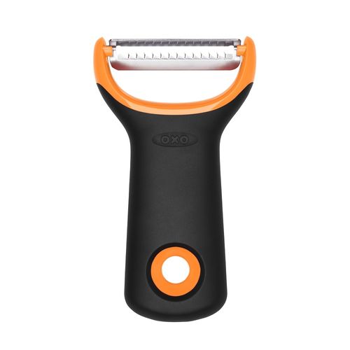 Descascador Julienne em Plástico 20cm OXO Laranja
