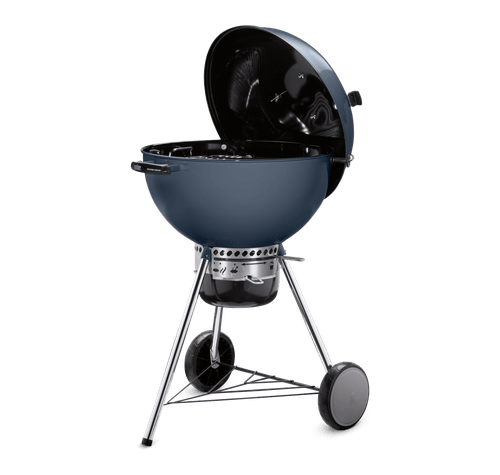 Churrasqueira Master Touch em Carvão Weber Azul Petróleo