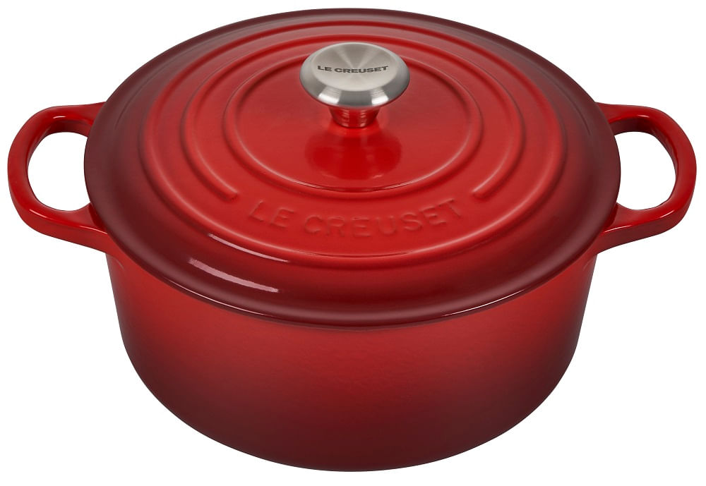 Caçarola Redonda Signature 20cm para Indução Le Creuset Vermelha
