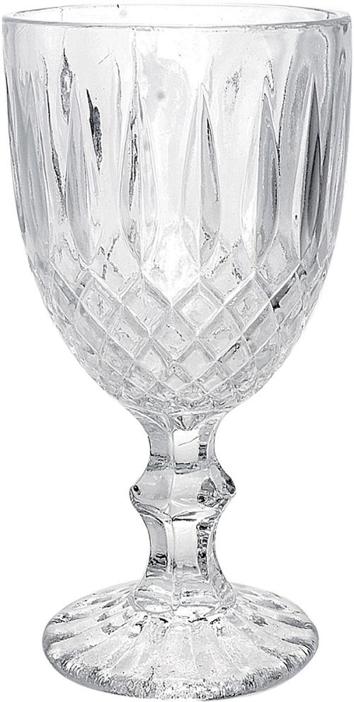 6 Taças para Agua Greek em Vidro 345ml Bon Gourmet