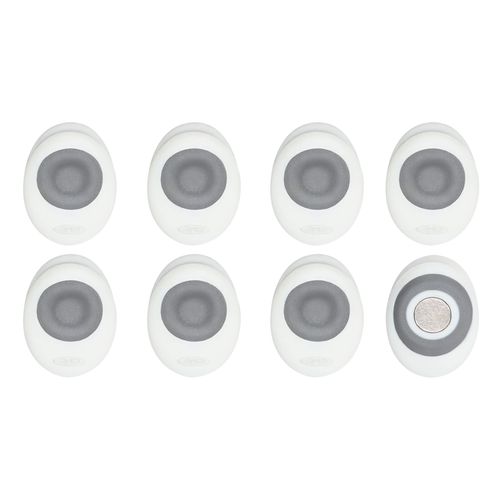 Conjunto de 8 Mini Clipes Magnéticos OXO Branco