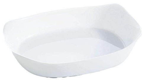Travessa Retangular de Vidro Smart Cuisine 29x23cm Luminarc Branca