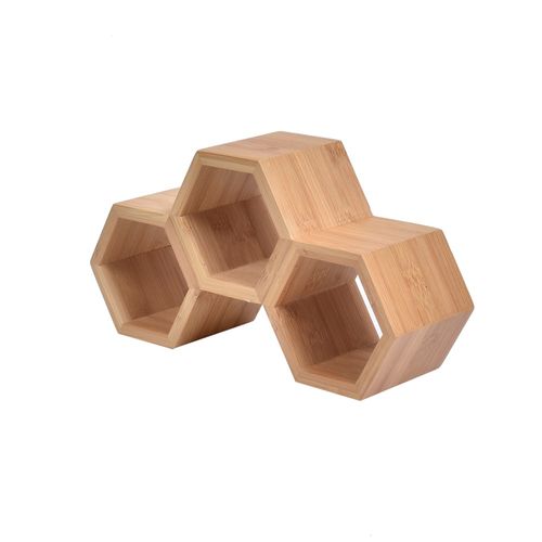 Suporte para Vinho Bamboo 15,8x9x30,2cm Kenya