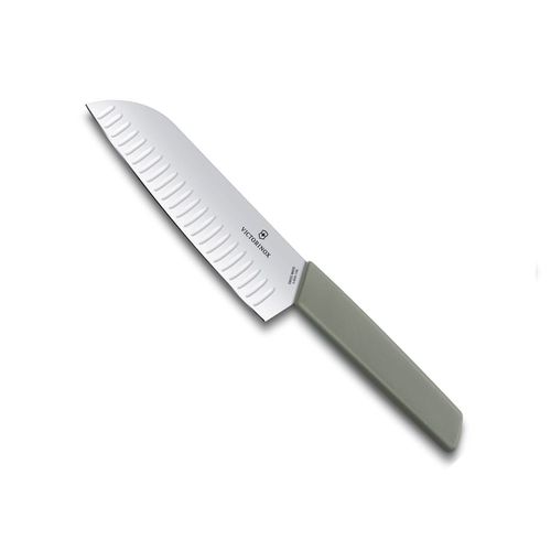 Faca Santoku Swiss Modern Colors 17cm Verde Oliva