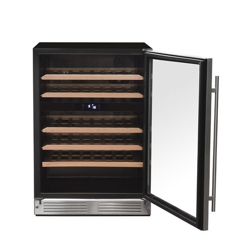 Adega Dual Zone 60cm 220V Cuisinart Arkton Aço Inox