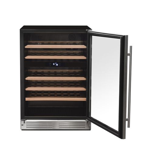 Adega Dual Zone 65cm 220V Cuisinart Arkton Aço Inox