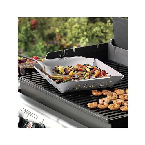 Assadeira Perfurada Grande Weber