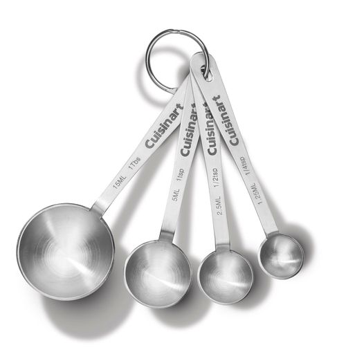 Conjunto com 4 Colheres Medidoras em Inox Cuisinart