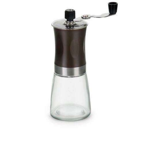 Moedor de Café Manual em Vidro e Inox 18x7x12cm Mimo Style
