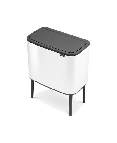 Lixeira Bo Touch Bin em Aço 11+23 Litros Brabantia Branca