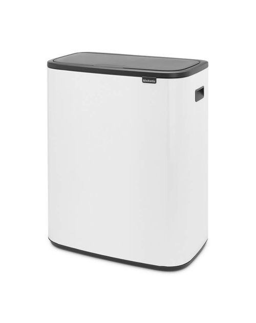Lixeira Bo Touch Bin em Aço 60 Litros Brabantia Branca