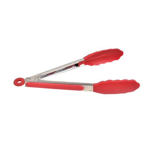 Conjunto com 9 Utensílios em Silicone Kenya Vermelho