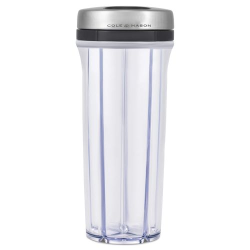 Porta Tempero com 5 Compartimentos Saunderton em Inox 415ml Cole & Mason