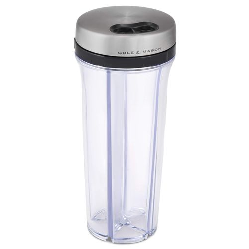 Porta Tempero com 5 Compartimentos Saunderton em Inox 415ml Cole & Mason