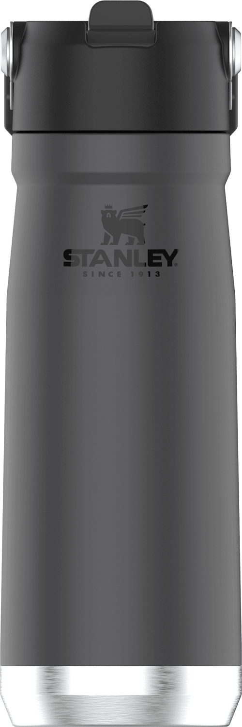 Garrafa Térmica Flip Straw em Inox 650ml Stanley Cinza