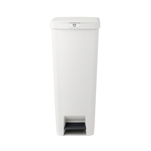 Lixeira com Pedal Step Up em Plástico 40 Litros Brabantia Branca