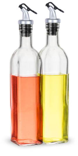 Galheteiro para Vinagre/Óleo/Azeite de Vidro 250ml Kenya