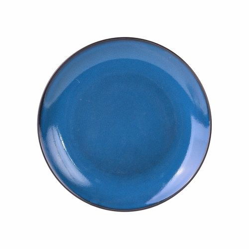 Prato de Sobremesa Marrakesh em Cerâmica 21cm Spicy Azul