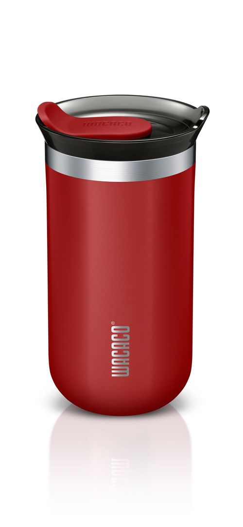 Copo Térmico Octaroma Lungo em Aço Inox 300ml Wacaco Vermelho