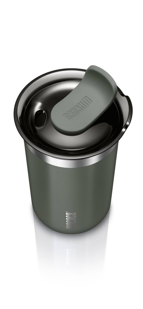 Copo Térmico Octaroma Lungo em Aço Inox 300ml Wacaco Cinza