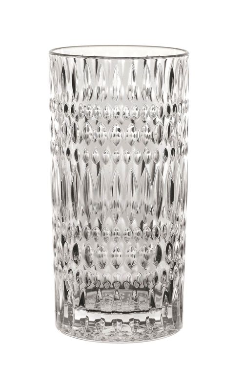 4 Copos Altos Ethno em Vidro Cristal 434ml Nachtmann