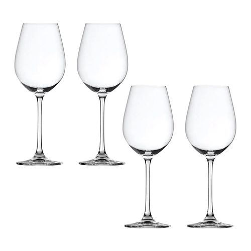 Conjunto de 4 Taças para Vinho Branco em Vidro Cristalino Salute Spiegelau