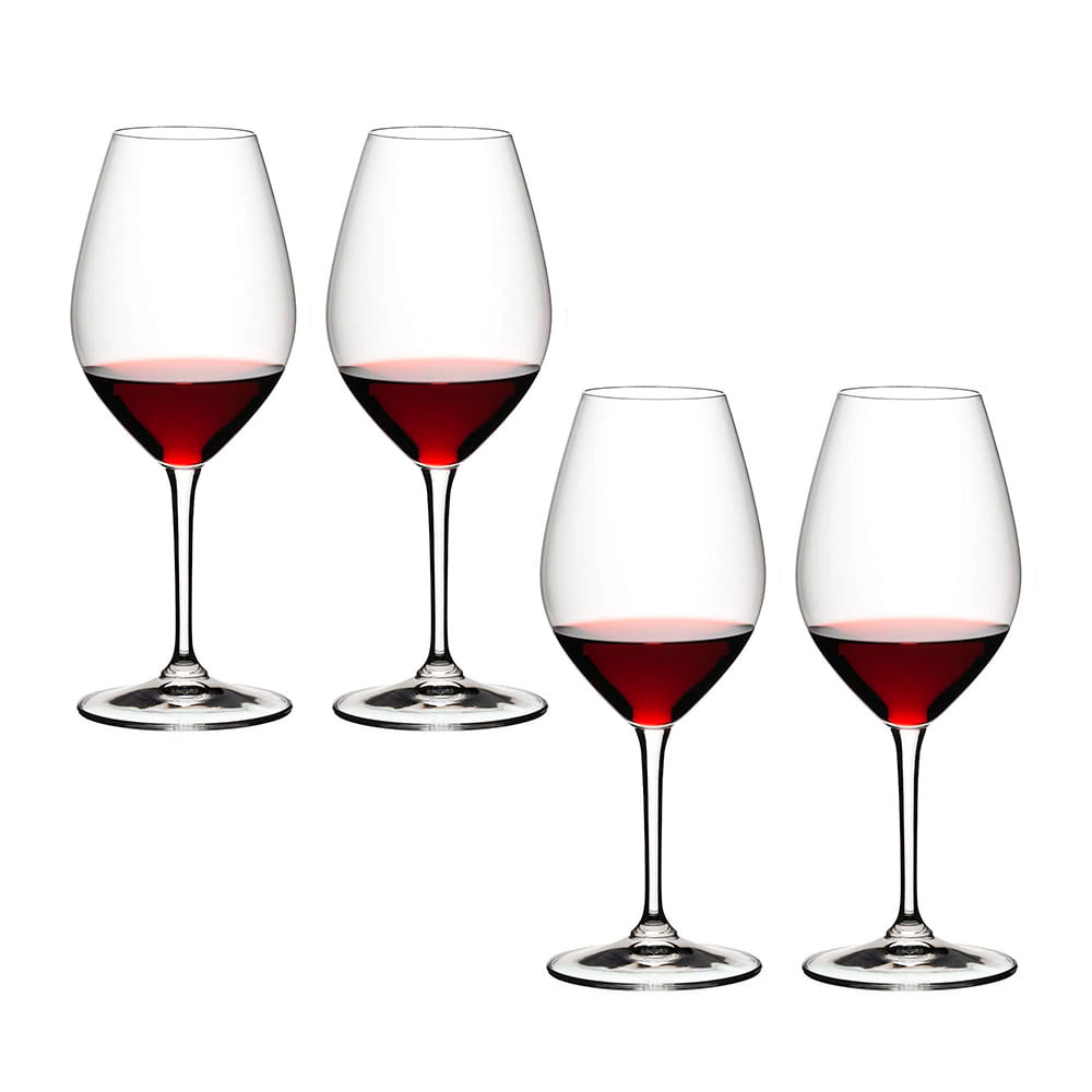 Riedel - Wine Friendly Wine Glasses, Red Wine, 667 ml (Set of 4)