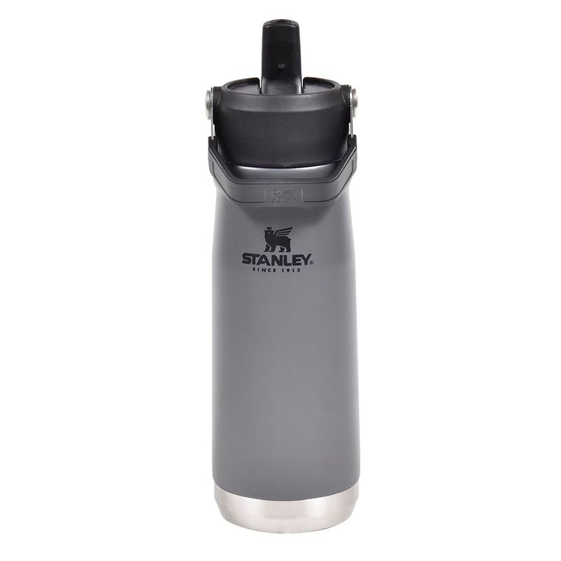 Garrafa Termica Stanley Flip Straw Charcoal Cinza 650ml - SOUVI