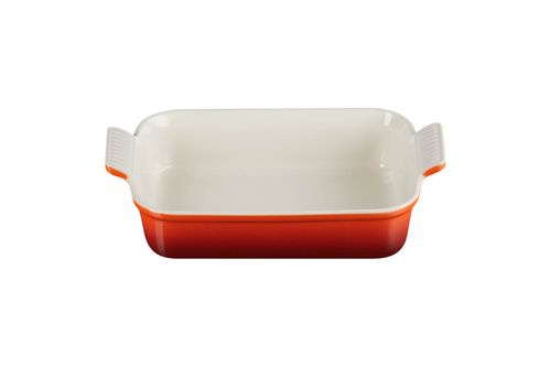 Travessa Retangular Classic em Cerâmica 26cm Le Creuset Vermelho