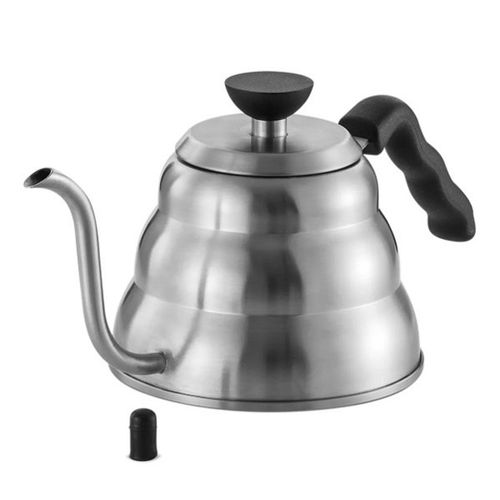 Chaleira Bico Fino 1 Litro em Inox Mimo Prata