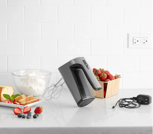 Batedeira Cordless EvolutionX Sem Fio Recarregável Bivolt Cuisinart Prata