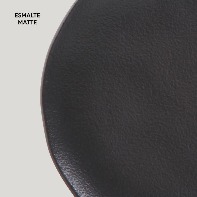 4089140093_Prato_para_Sobremesa_Geo_Carbon_Matte_19cm_Porto_Brasil_Preto_2