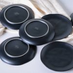 4089140093_Prato_para_Sobremesa_Geo_Carbon_Matte_19cm_Porto_Brasil_Preto_4