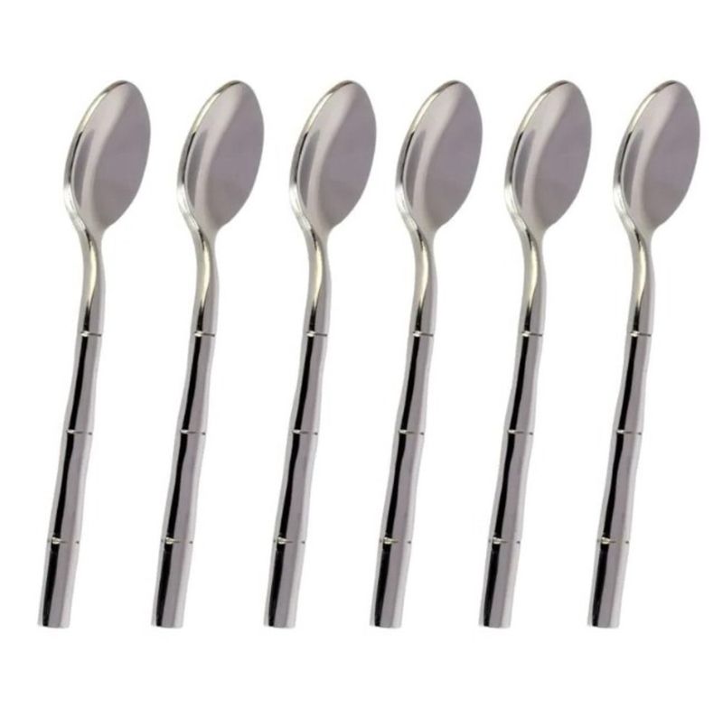 4089180215_6_Colheres_de_Cafe_Steel_Wood_Bambu_em_Inox_LHermitage_1