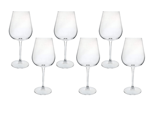 6 Taças para Vinho em Cristal Ecológico Ardea 540ml Bohemia