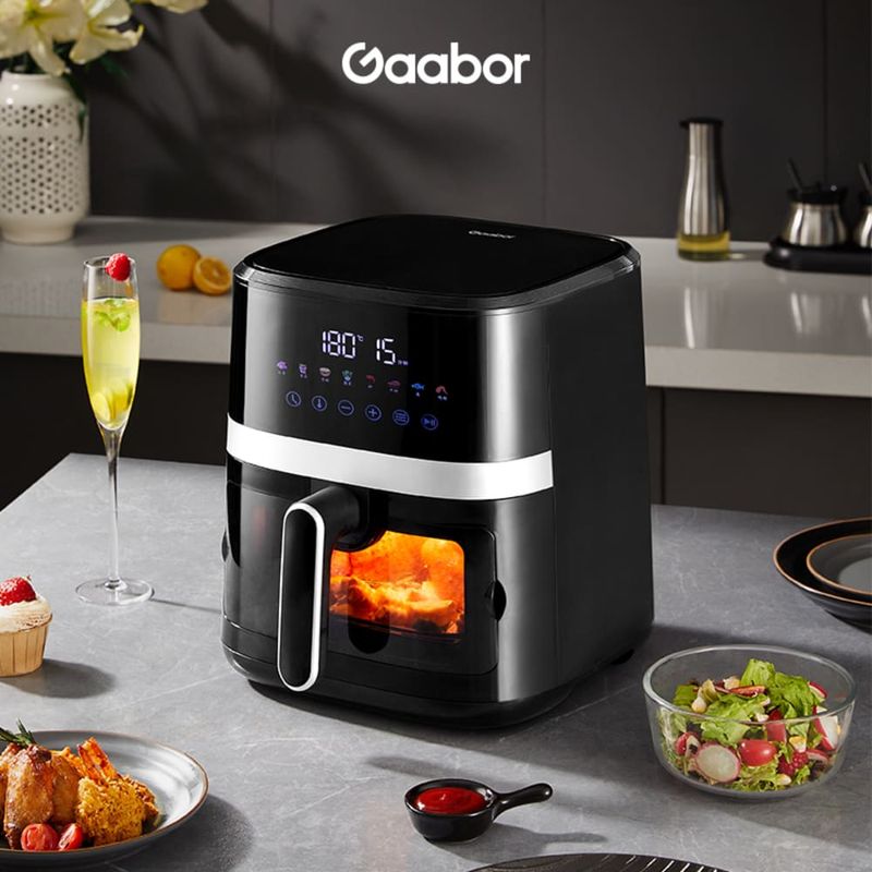 Air Fryer Gaabor 4,5L 127V Cinza - 5% OFF no Pix