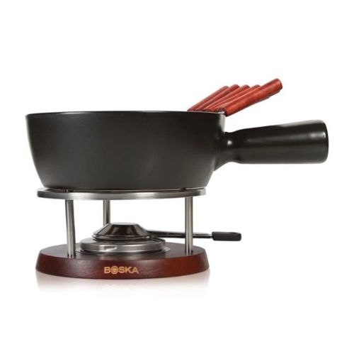 Fondue em Cerâmica 9 Peças Nero 1,3L Boska Preto