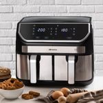 4083190019_8003705122017_Fritadeira_Air_Fryer_Dupla_9_Litros_1700W_127V_Ariete_Preta_9