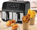 4083190019_8003705122017_Fritadeira_Air_Fryer_Dupla_9_Litros_1700W_127V_Ariete_Preta_10