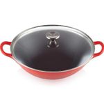4082380161_0024147264255_Panela_Wok_Ferro_com_Tampa_32cm_Signature_Le_Creuset_Vermelha_2