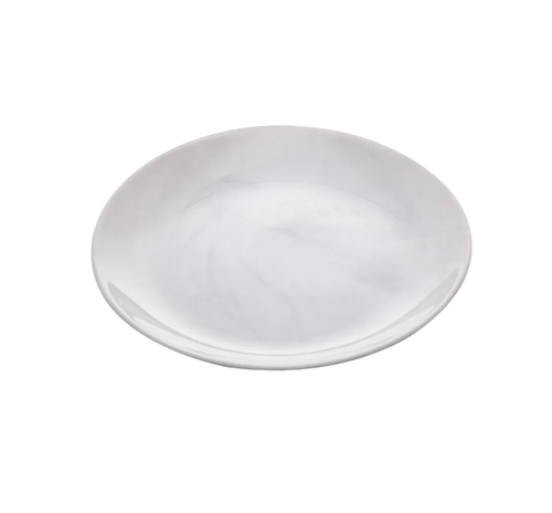 Prato de Sobremesa em Vidro Diwali Marble 19cm Luminarc Cinza Claro