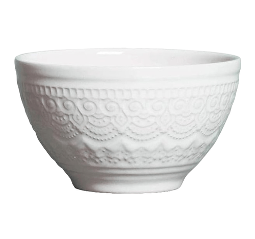 Bowl em Cerâmica Agra 13,5cm Porto Brasil Branco