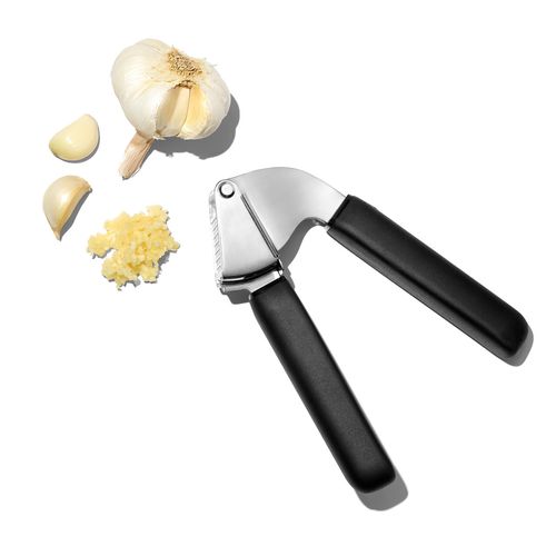 Espremedor de Alho em Aço Inox Good Grips 23cm OXO Preto